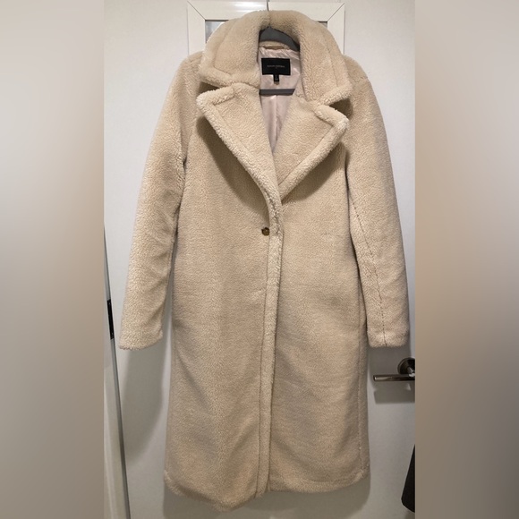 Banana Republic Faux Fur Coat - Picture 1 of 4